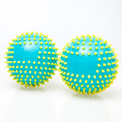 Custom Funny Massaging Double Color Toy Inflatable Ball For Child