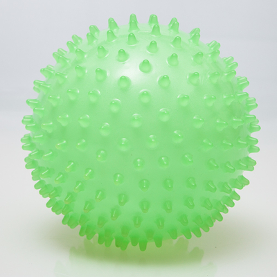 PVC Glow In The Dark Size 15CM Inflatable Massage Ball For Kids