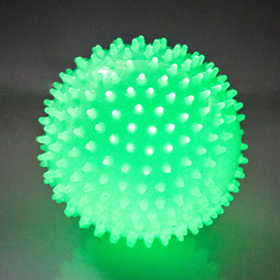PVC Glow In The Dark Size 15CM Inflatable Massage Ball For Kids