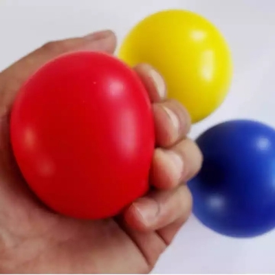 Custom PU Foam Ball , Pressure Relief Anti Stress Ball With Logo