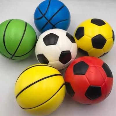 Custom PU Foam Ball , Pressure Relief Anti Stress Ball With Logo