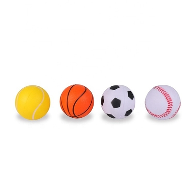 Antiburst Odorless Mini Foam Sports Balls , Nontoxic Soft Foam Indoor Football