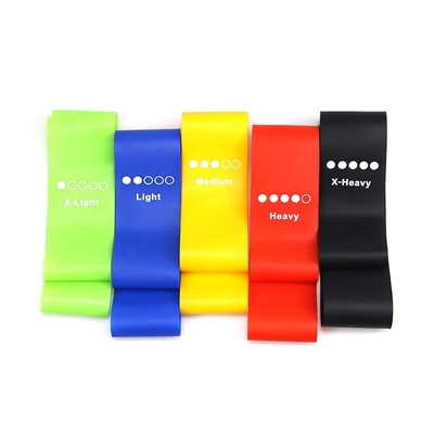 Latex Nontoxic Heavy Duty Resistance Bands , PVC Elastic Belt For Exercise