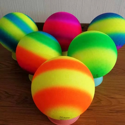 PVC Bouncy 7 Inch Playground Ball Nontoxic Thickened Pantone Color