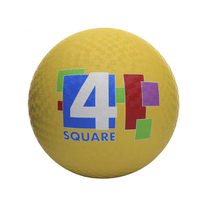 Antiwear Natural Rubber Bouncy Ball , Multifunctional 8.5 Inch Dodgeball