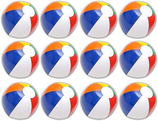 Nontoxic Custom Printed PVC Beach Ball Thickened Reusable For Kids