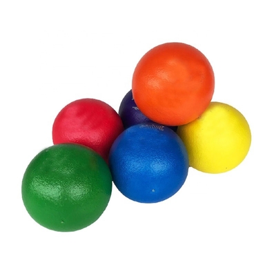 Multi Coloured Indoor PU Foam Ball Odorless Eco Friendly High Density