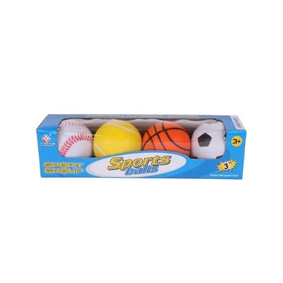 Nontoxic Antiwear Mini Foam Soccer Ball Low Bounce Polyurethane Material