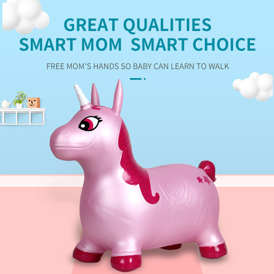 Antiwear Unicorn Inflatable Animal Bouncer Multi Function Tasteless