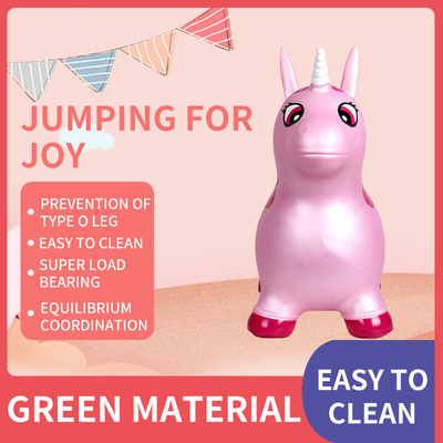 Antiwear Unicorn Inflatable Animal Bouncer Multi Function Tasteless