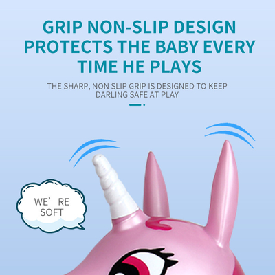 Antiwear Unicorn Inflatable Animal Bouncer Multi Function Tasteless