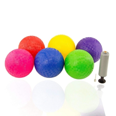 EN71 Rubber Playground Kids Toy Balls Multicolored Ultralight