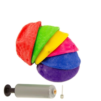 EN71 Rubber Playground Kids Toy Balls Multicolored Ultralight