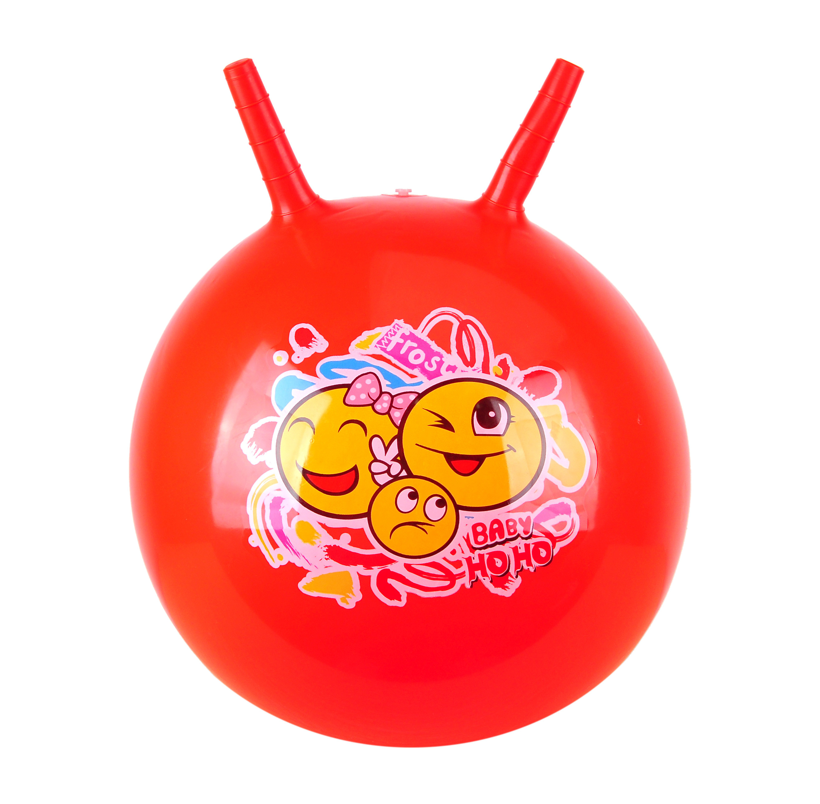 Kids Playing 45cm Inflatable Hopper Jumping Ball With Decal