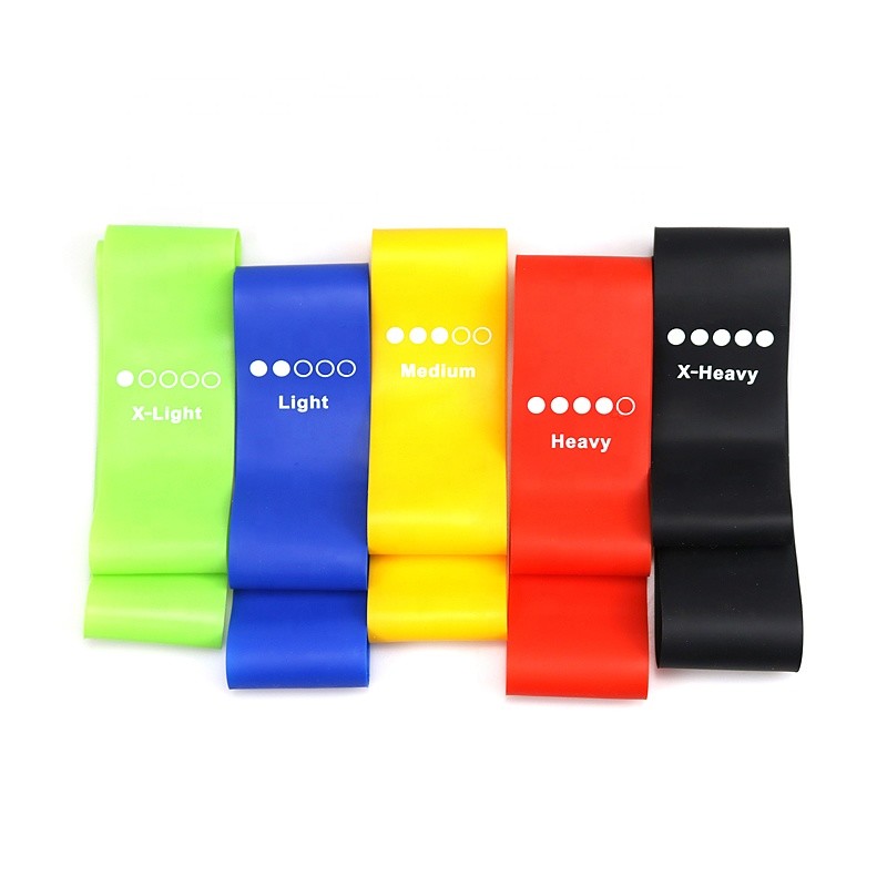 Latex Nontoxic Heavy Duty Resistance Bands , PVC Elastic Belt For Exercise