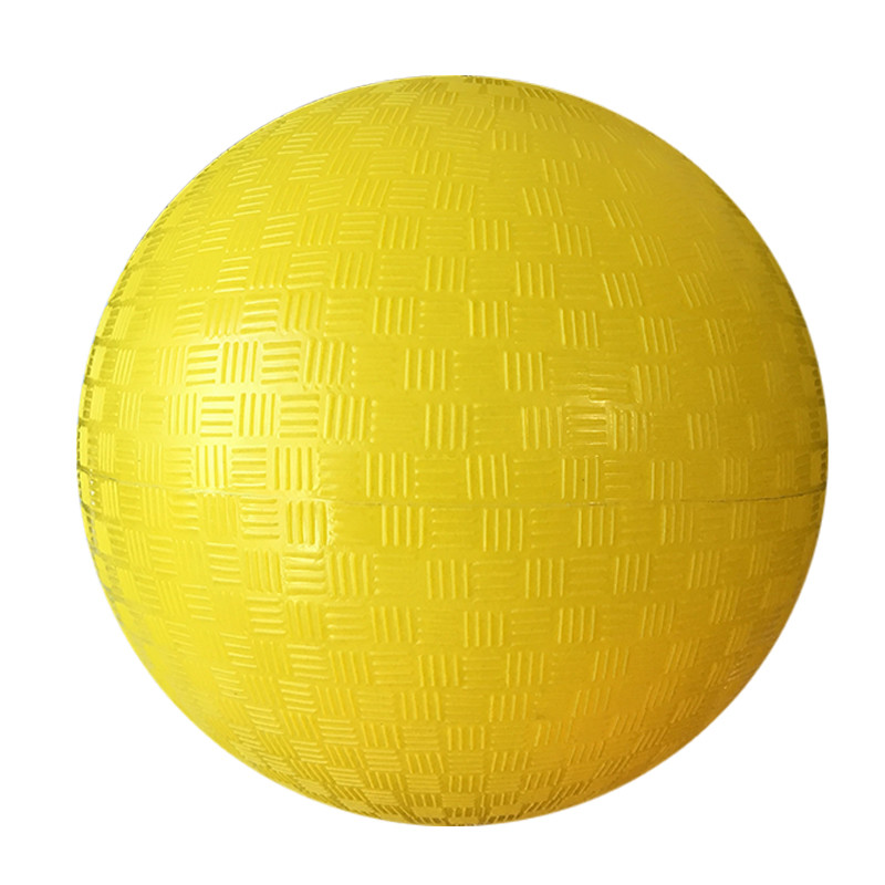 8.5&quot; PVC Yellow Inflatable Playground Ball Antiburst Ecofriendly