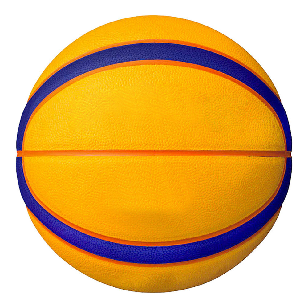 Recycled Odorless Rubber Bounce Ball Antiwear Basketballs For Camps