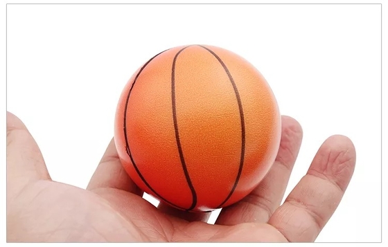 Antiwear Mini Basketball PU Foam Ball Odorless Nontoxic For Stress Releasing